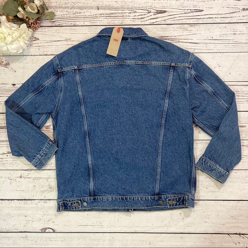 Levi’s baggy oversized denim jean jacket NWT - Picture 7 of 8